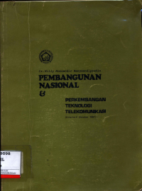 Image of Pembangunan Nasional & Perkembangan Teknologi Telekomunikasi