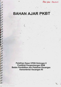 Image of Bahan ajar pkbt