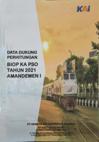 Image of Data dukung perhitungan BIOP KA PSO tahun 2021 amandemen I