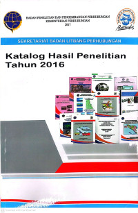 Image of Katalog hasil penelitian tahun 2016