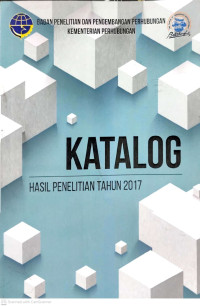 Image of Katalog hasil penelitian tahun 2017