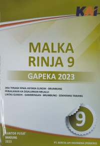 Image of Malka rinja 9 : gapeka 2023